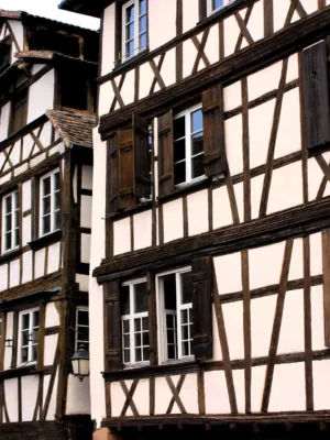 Maison à colombages alsacienne 